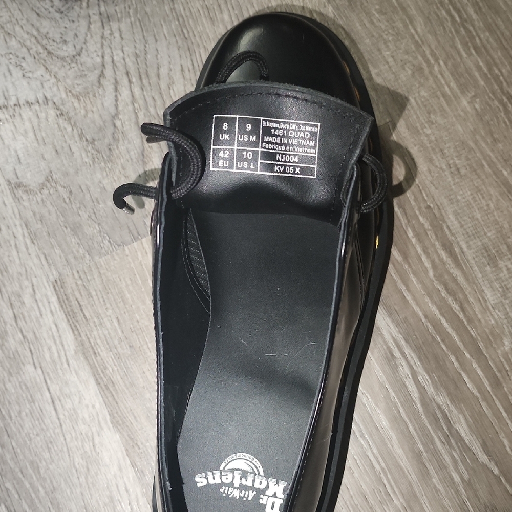 Dr. Martens Black Platform Oxfords - Picture 4 of 4